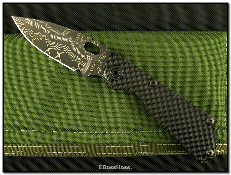 Mick Strider MSC Custom SnG Spearpoint - MSC Damascus