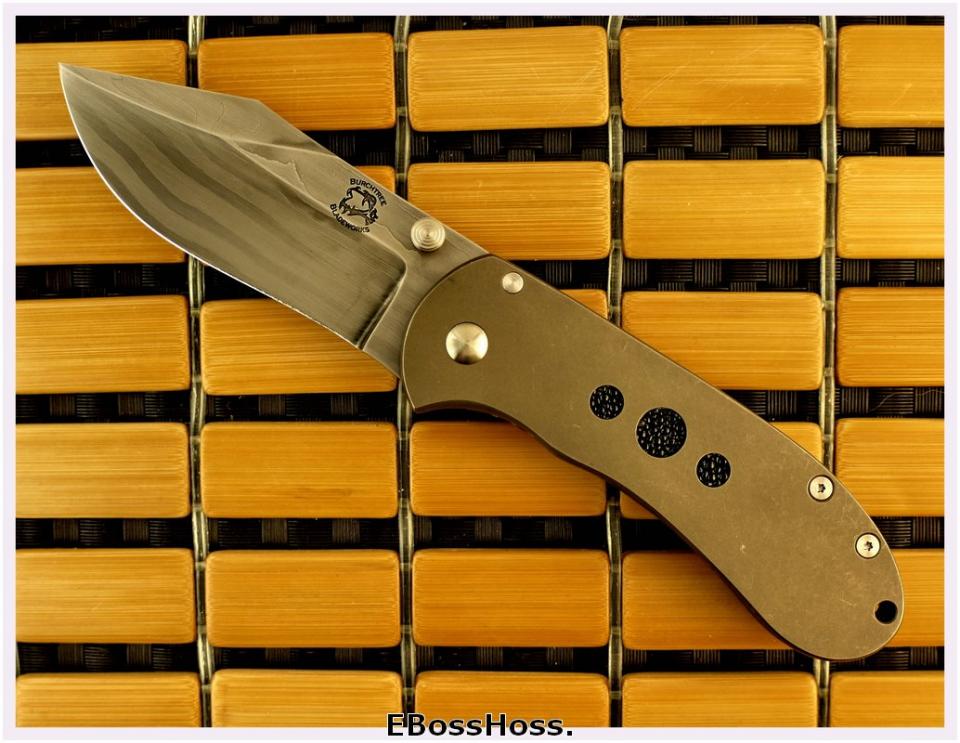 Michael Burch Forged Damascus Tangent