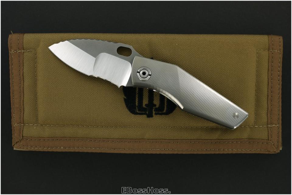 Mick Strider Custom (MSC) Nightmare SJ75-Mini Serrated Folder