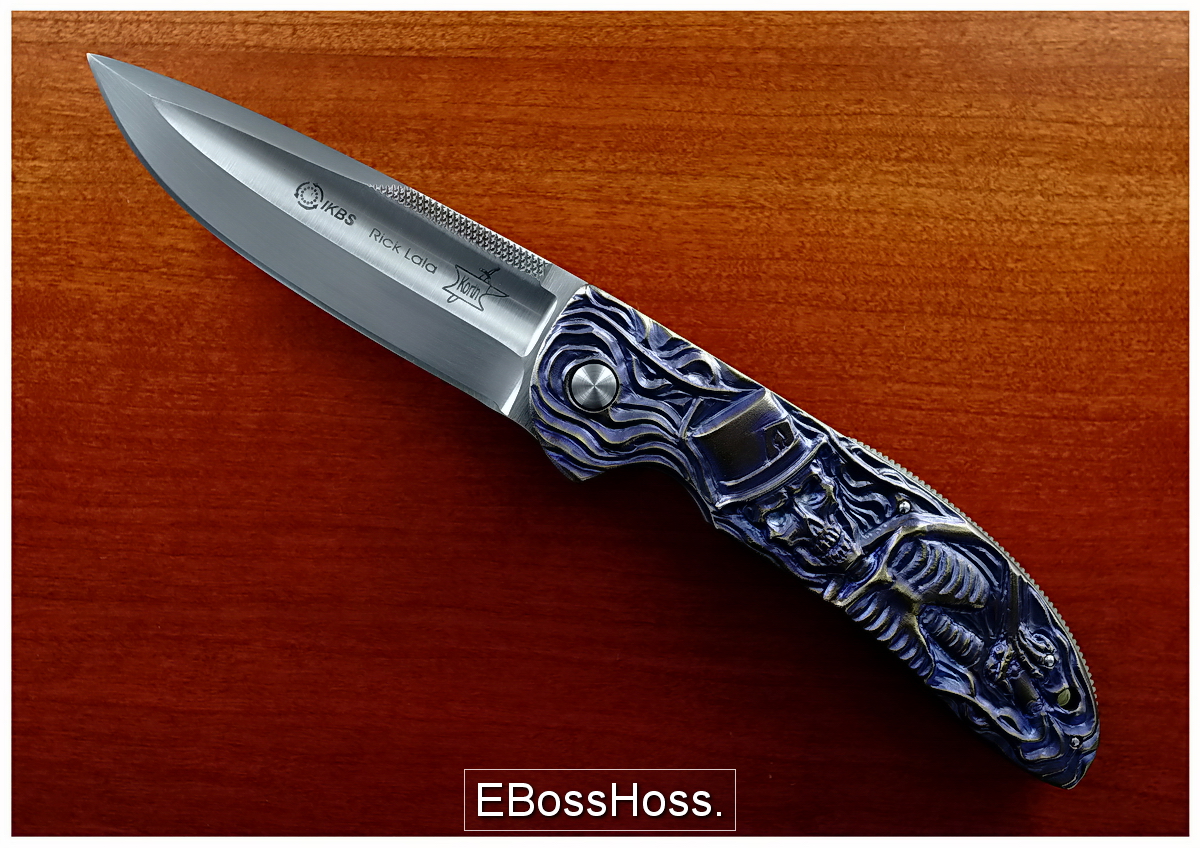  Korth Cutlery Skull-carved Amazonas Flipper