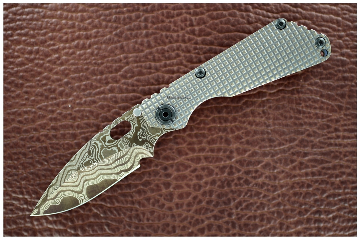 Mick Strider Custom (MSC) SnG  w/ Sole-Authored Damascus & 2-Tone Frag