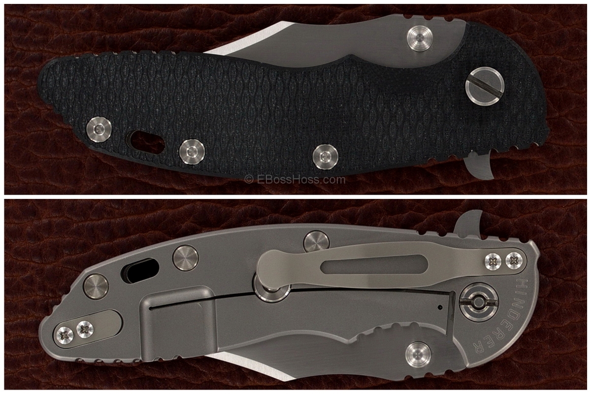 Rick Hinderer Gen 4 Custom XM-18 Bowie Flipper - A One-Off Variant *