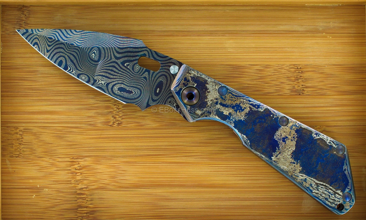 Mick Strider Custom (MSC) Cobalt Damascus XL SweEEt