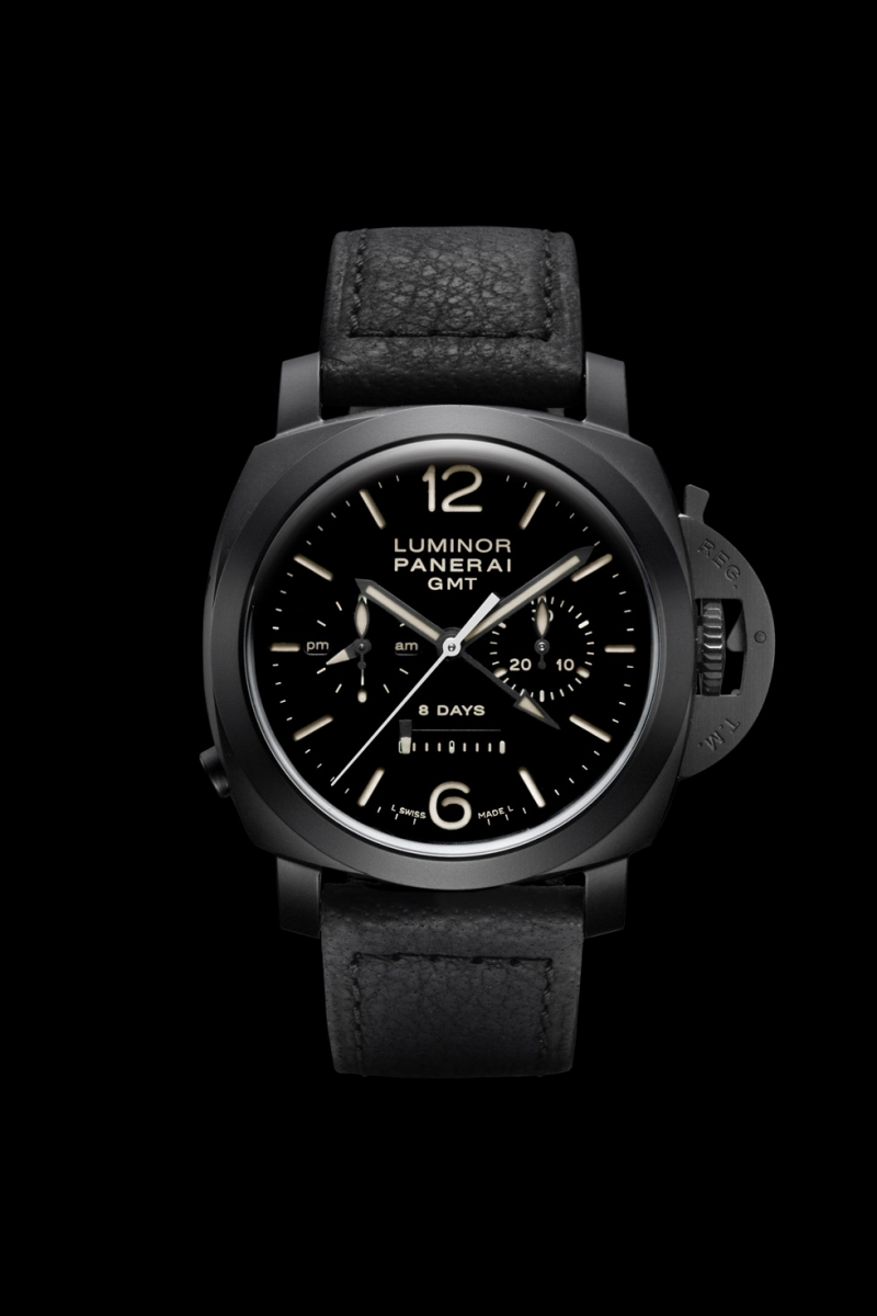Panerai 317 (Officine Panerai) PAM00317 - Luminor 1950 Chrono Monopulsante 8 Days GMT Ceramica - 44mm