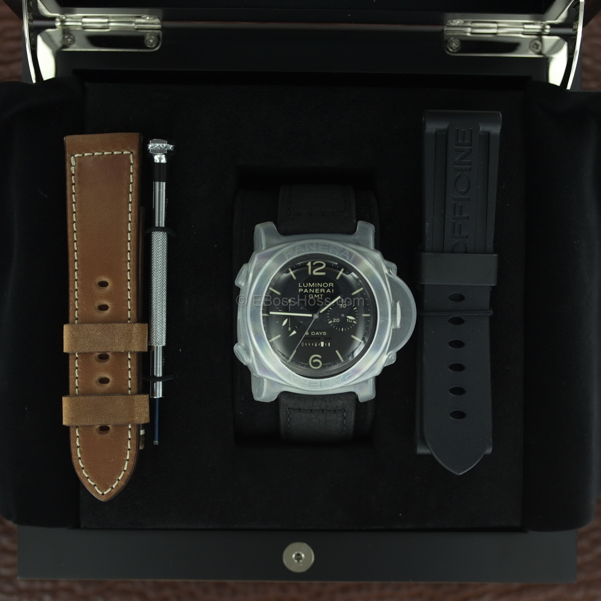 Panerai 317 (Officine Panerai) PAM00317 - Luminor 1950 Chrono Monopulsante 8 Days GMT Ceramica - 44mm