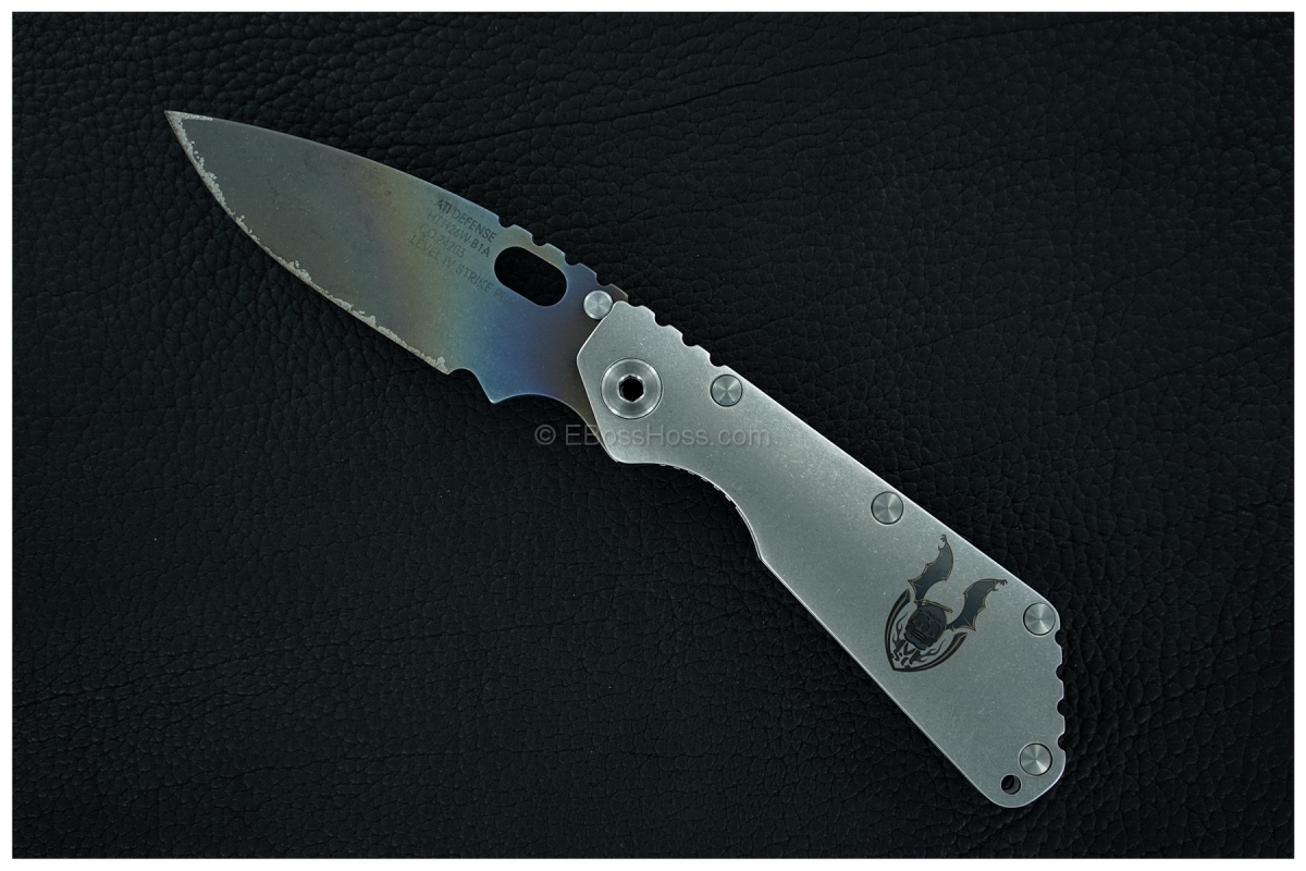 Mick Strider Custom Covert TI-Bladed Chisel-ground Nightmare SMF