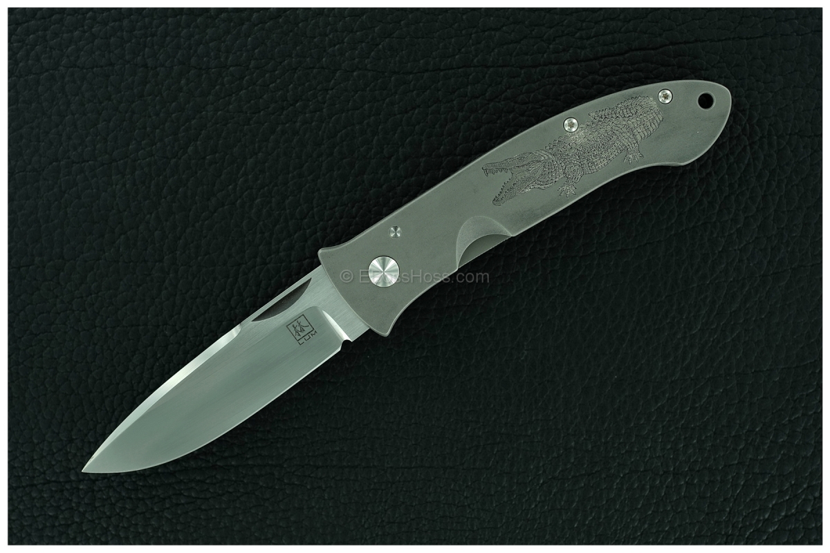 Bob Lum Custom Engraved Folding Stalker