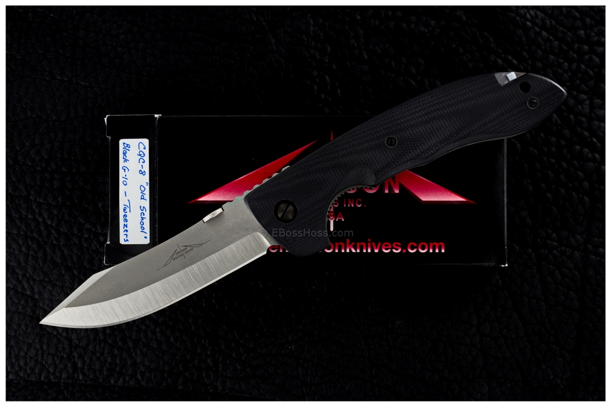 Ernie Emerson Custom Sculpted-G10 CQC-8 w/Tweezer