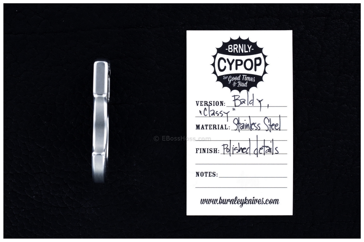 BRNLY Stainless Steel Baldy CYPOP by Lucas Burnley