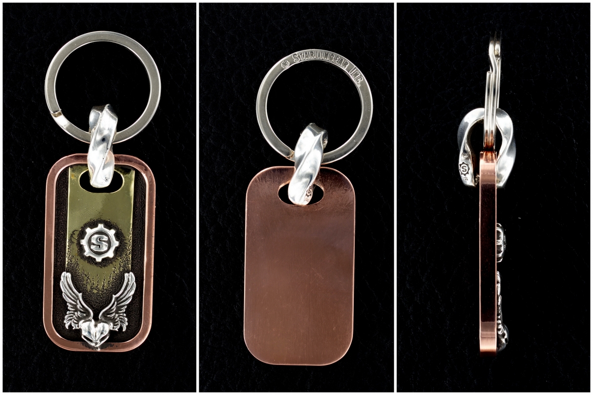  Starlingear Custom Winged-Heartbreaker Dog-Tag Key-Fob 