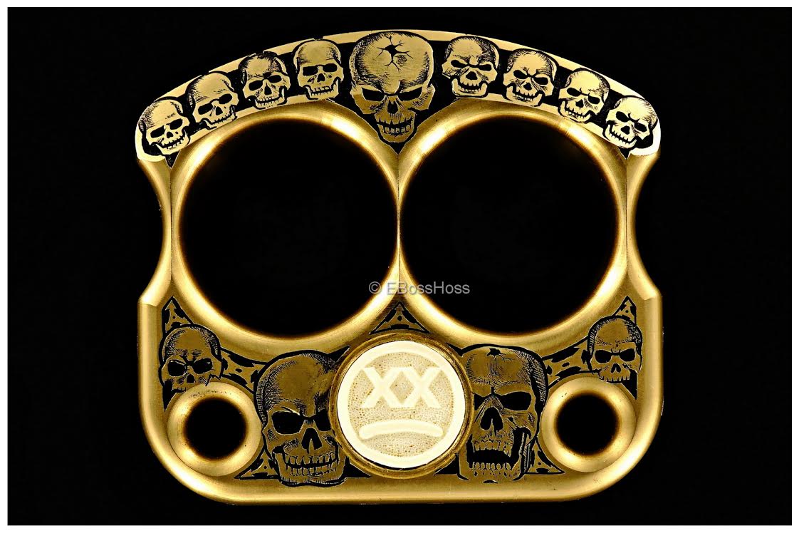 Andy Frankart One-Inch Brass DFK -- Masterfully engraved by CJ Cai