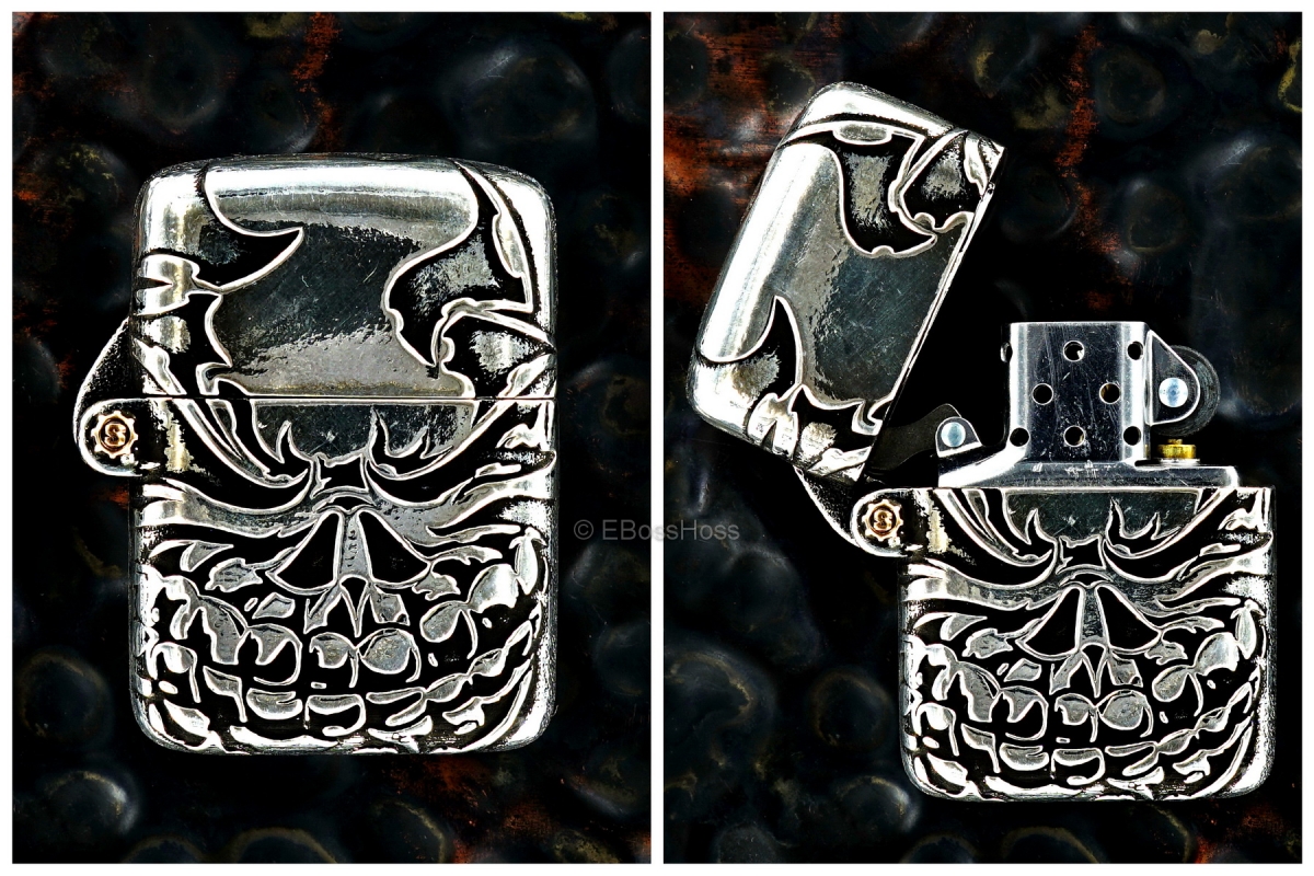  Starlingear Custom Cast Sterling-Silver Slickster Lighter