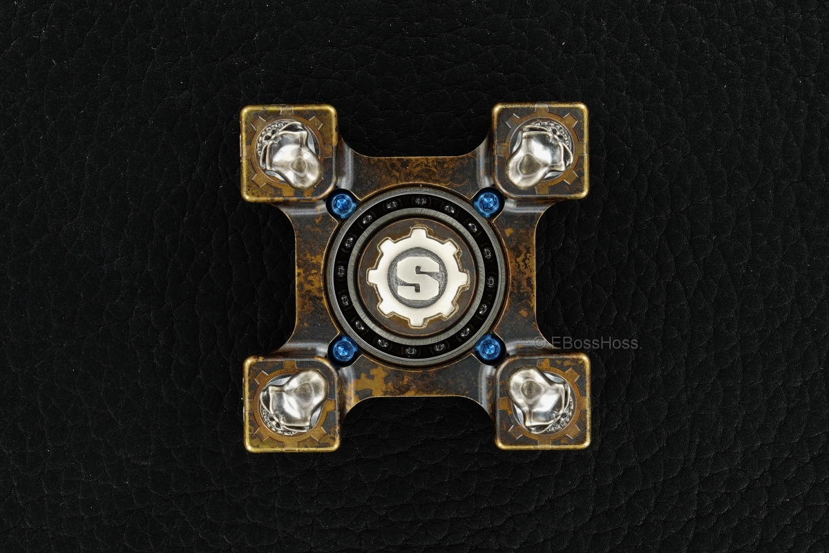  Steel Flame - Starlingear SLEDGE XL 3-D Slickster Skulls Ring Spin Collaboration