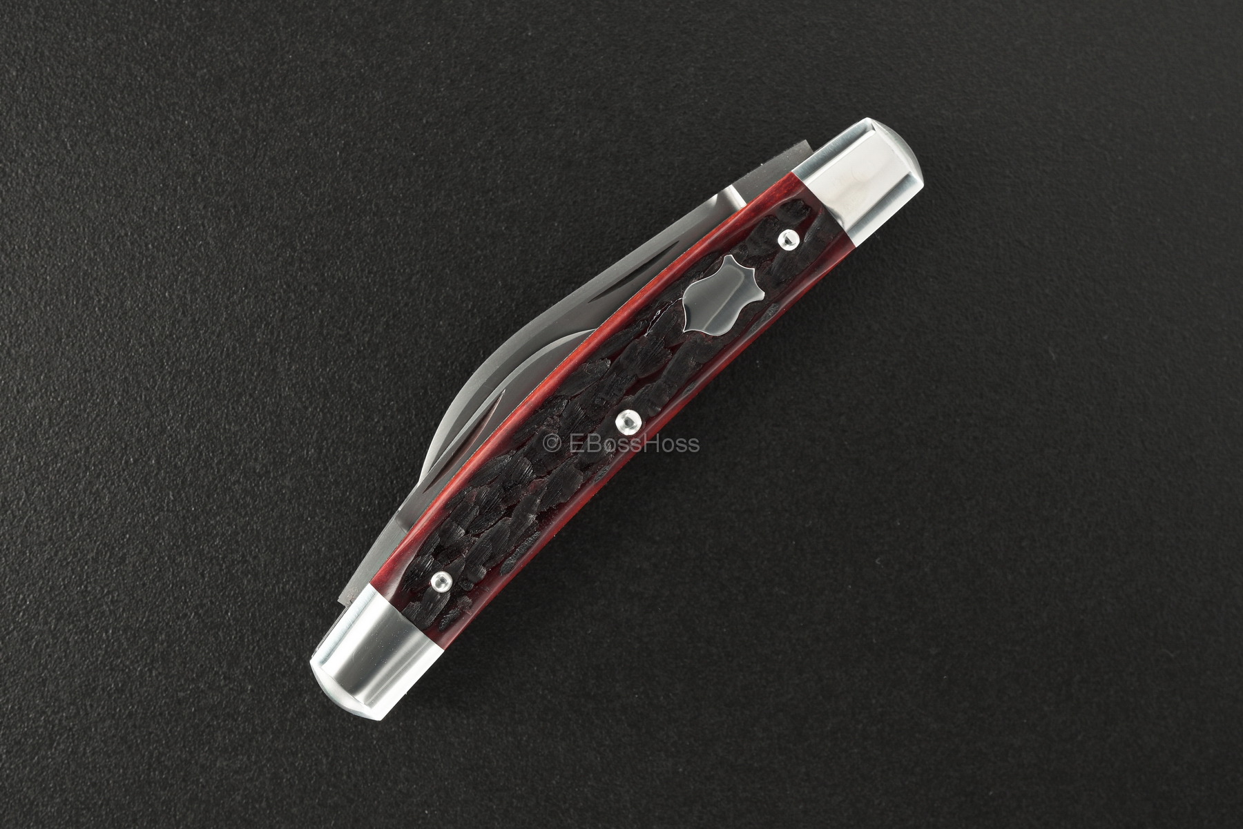 Tony Bose Custom Jigged Red-Bone Congress Whittler