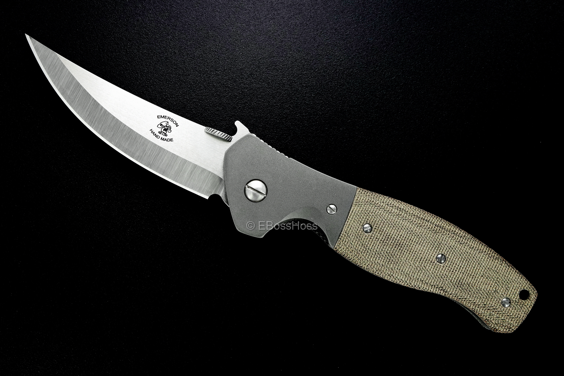 Ernie Emerson Custom Bolstered Hattin Waved Folder
