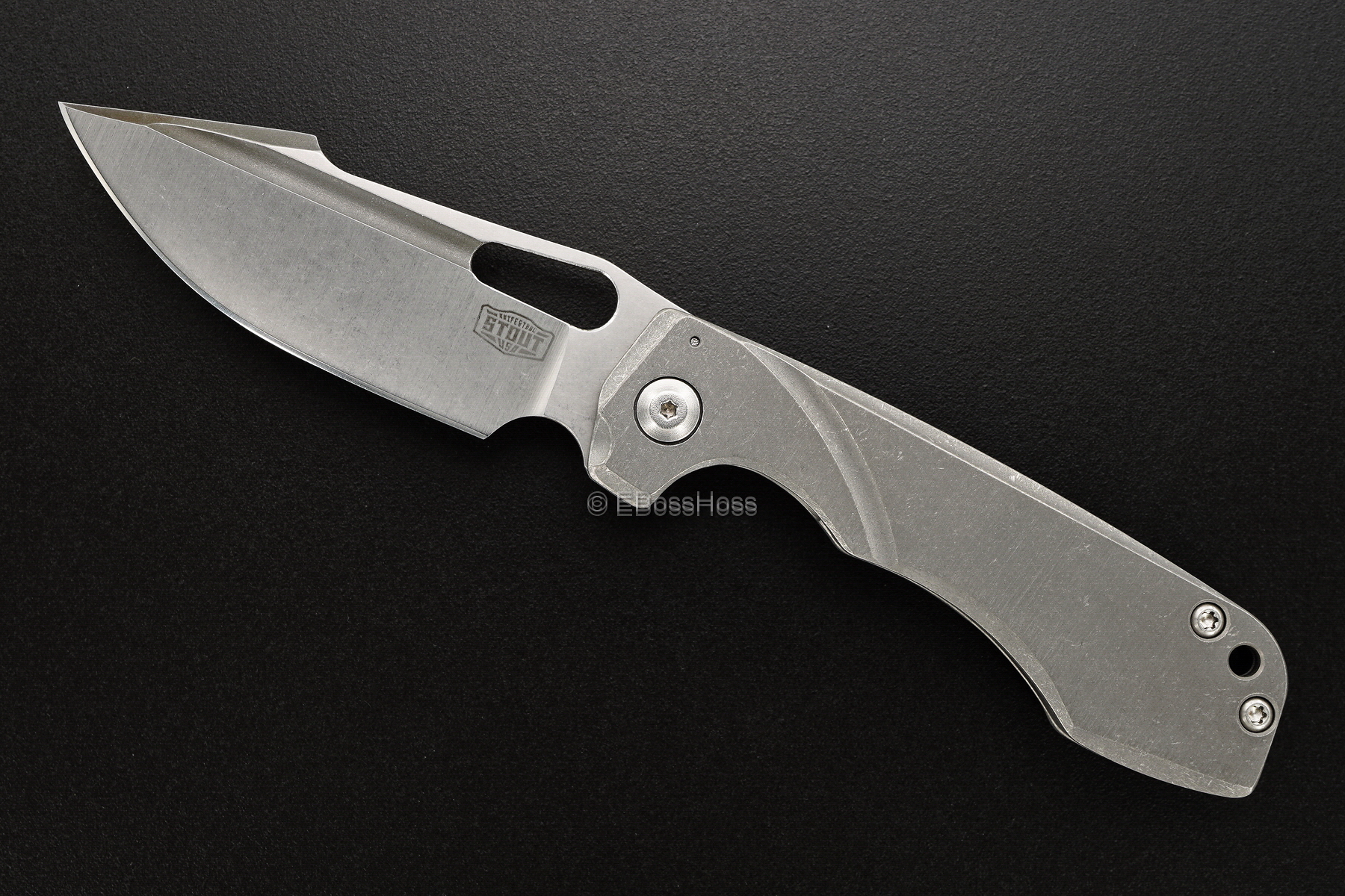 JB Stout Custom Blood and Thunder 3.5 Framelock - V2