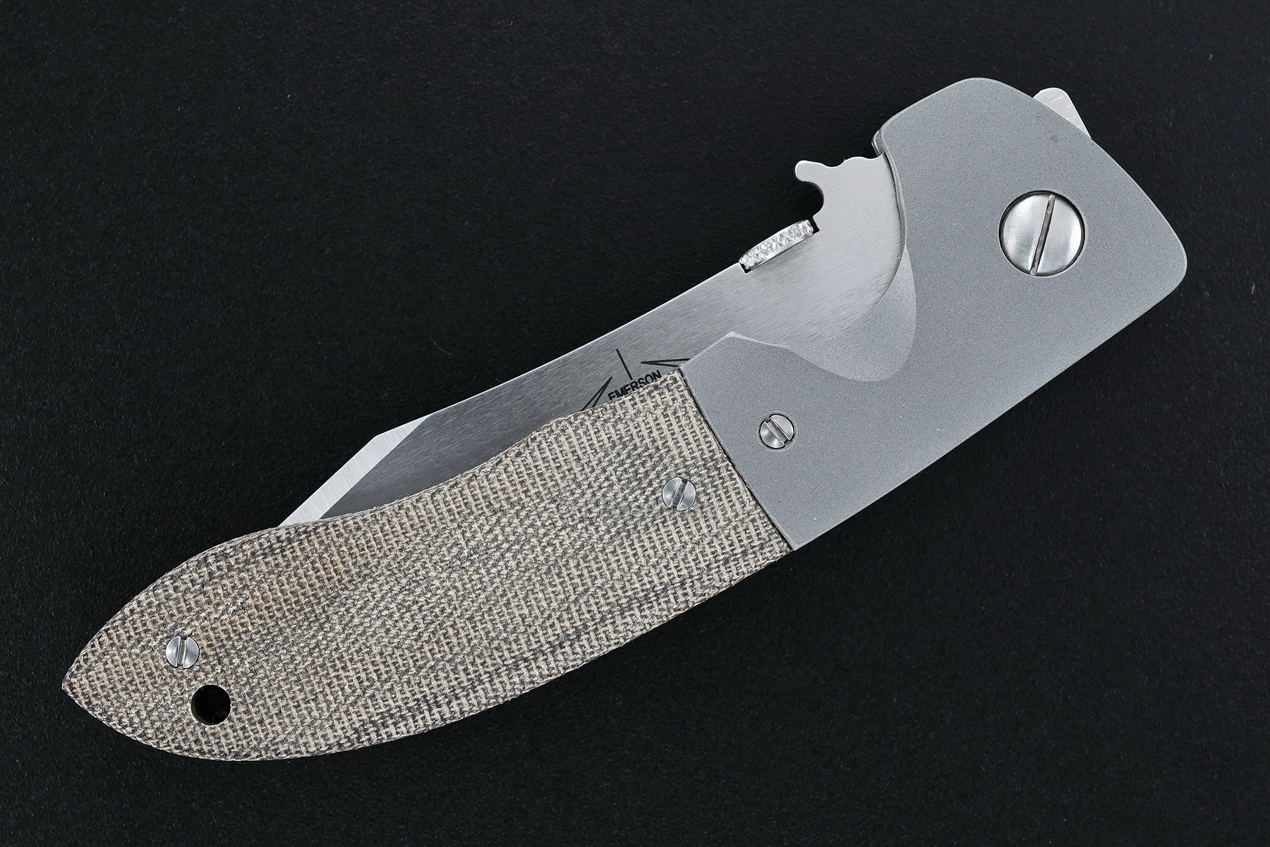 Ernie Emerson Custom Bolstered CQC-8 Waved