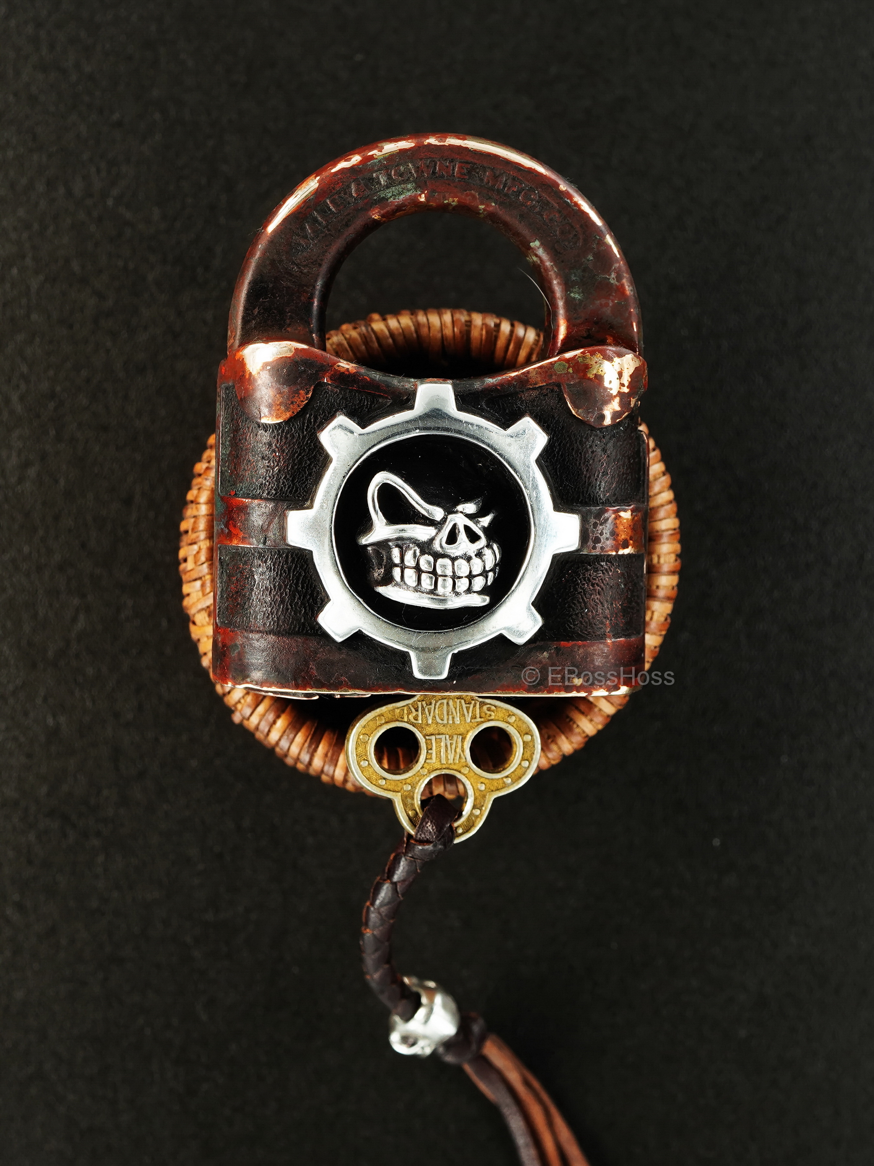 Starlingear Starlingear Custom Brass Yale Lock &amp; Key, and Leather Case