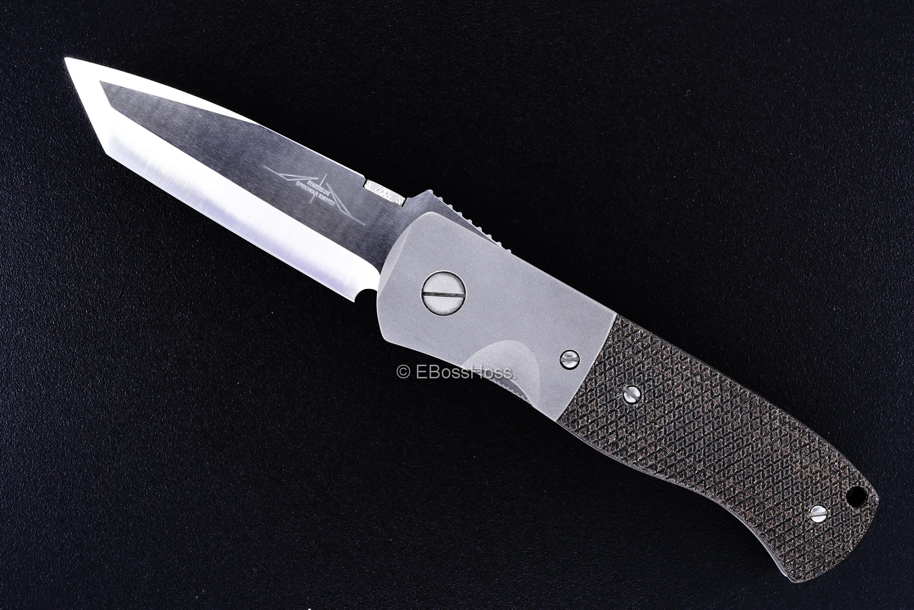 Ernie Emerson Custom Garage CQC-7 &amp; Hand-Checkered Scales by Ernie himself (circa 1994)