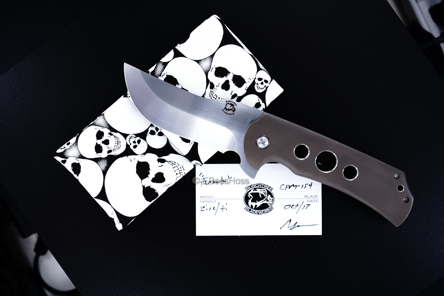 Michael Burch Custom Peranto Framelock Flipper