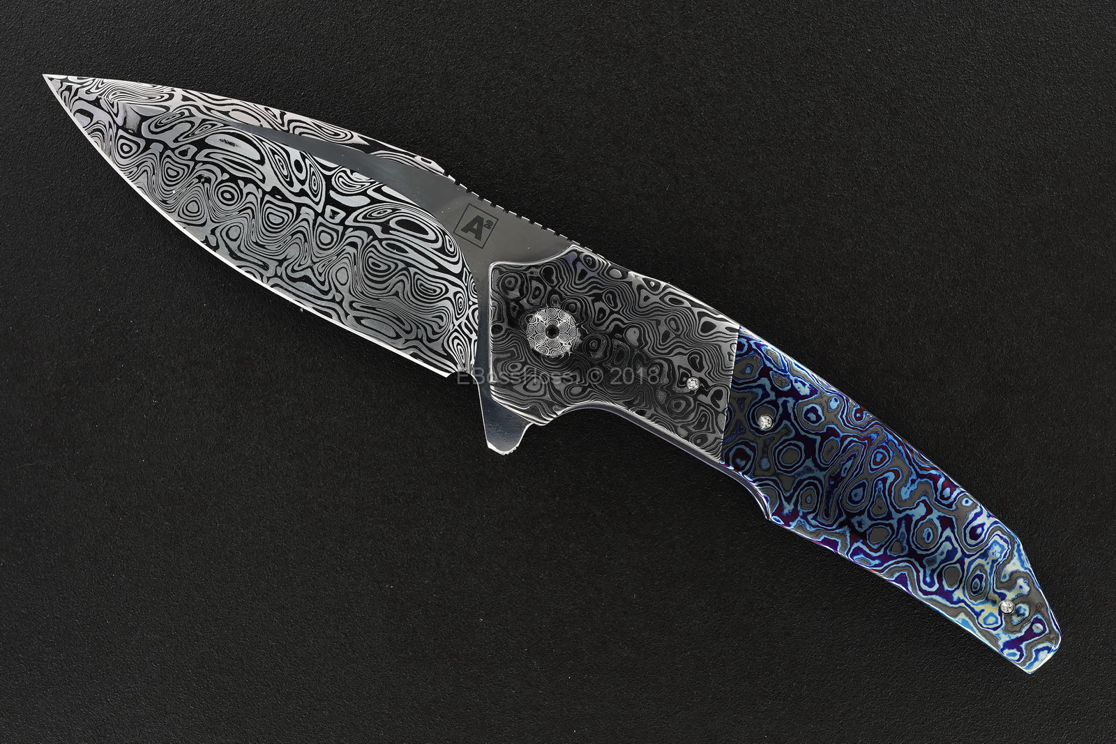  A2 Knives, Bharucha, Thorburn, van Heerden Custom A6 Very Premium Flipper