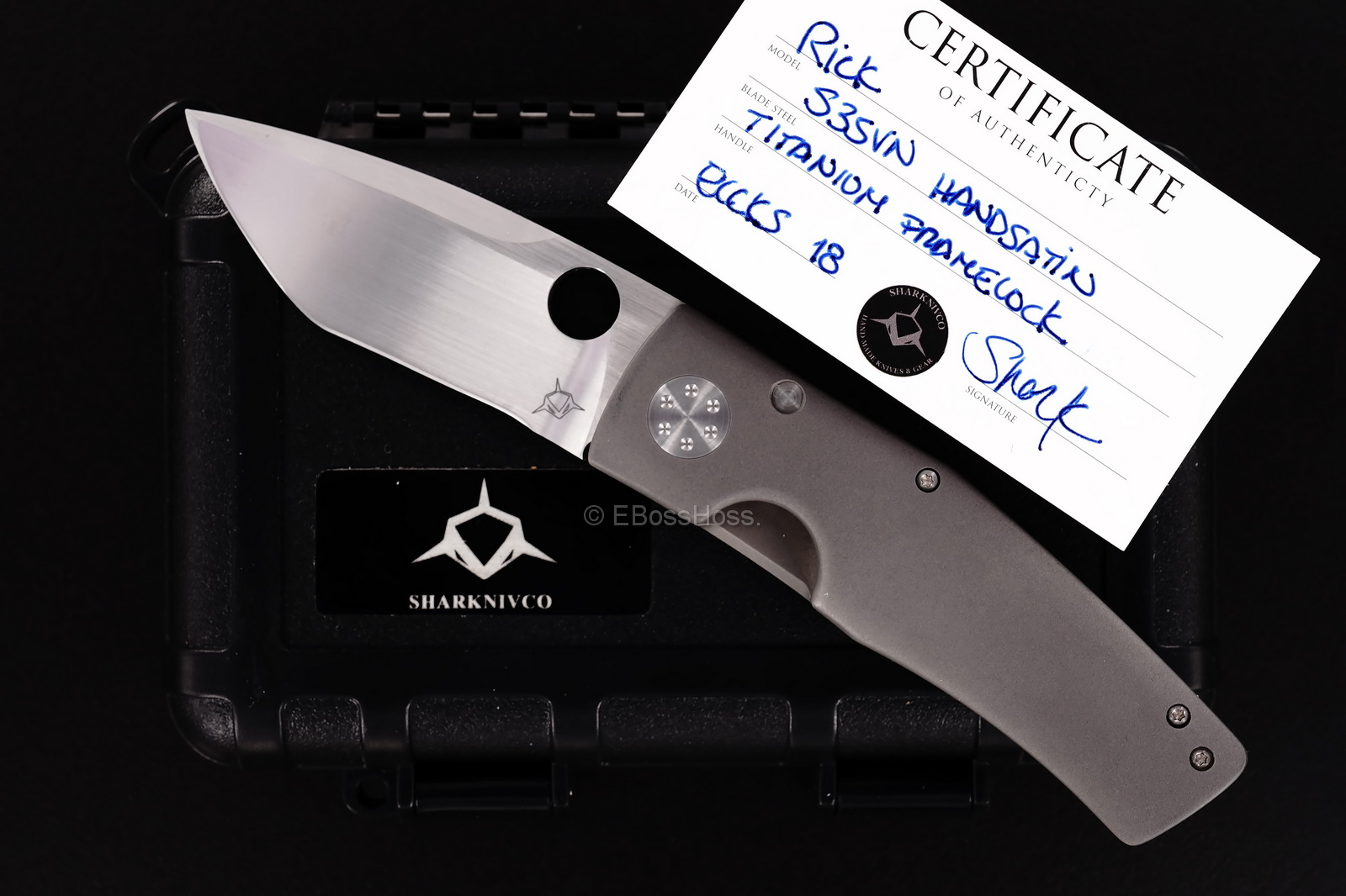Edison Barajas -  Sharknivco Custom Rick Framelock