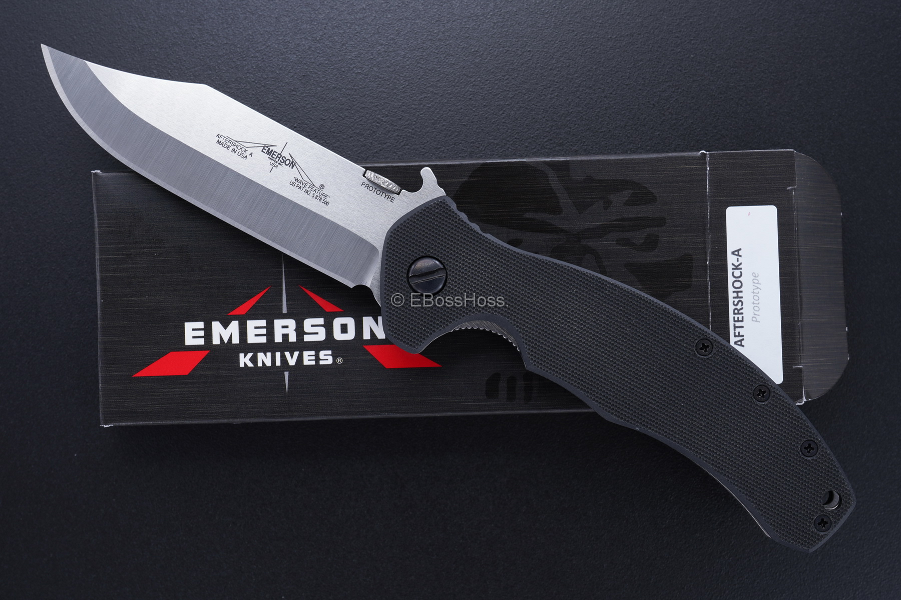 Ernie Emerson Aftershock-A Prototype Hand-ground by Ernie