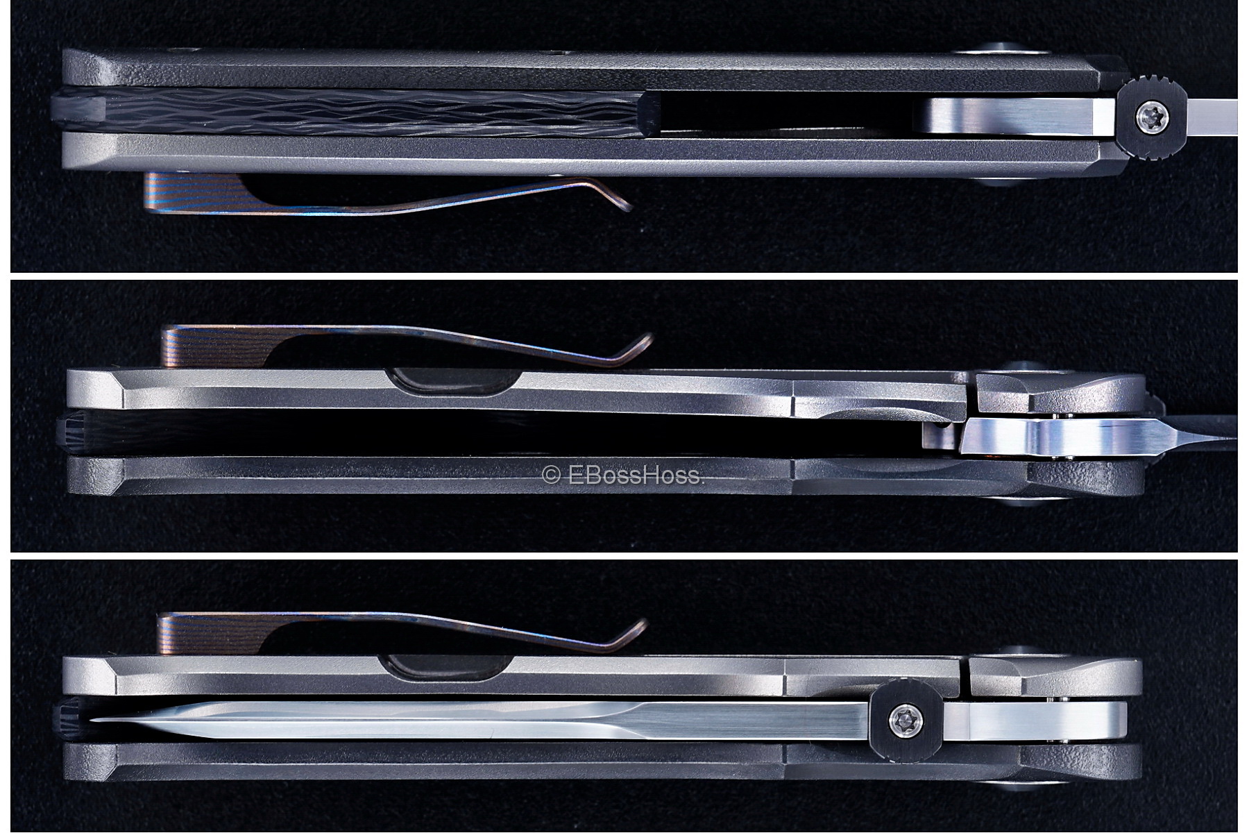 Sharpwerks by David Sharp Custom L&L (Lum & Loveless) Tanto Framelock Folder