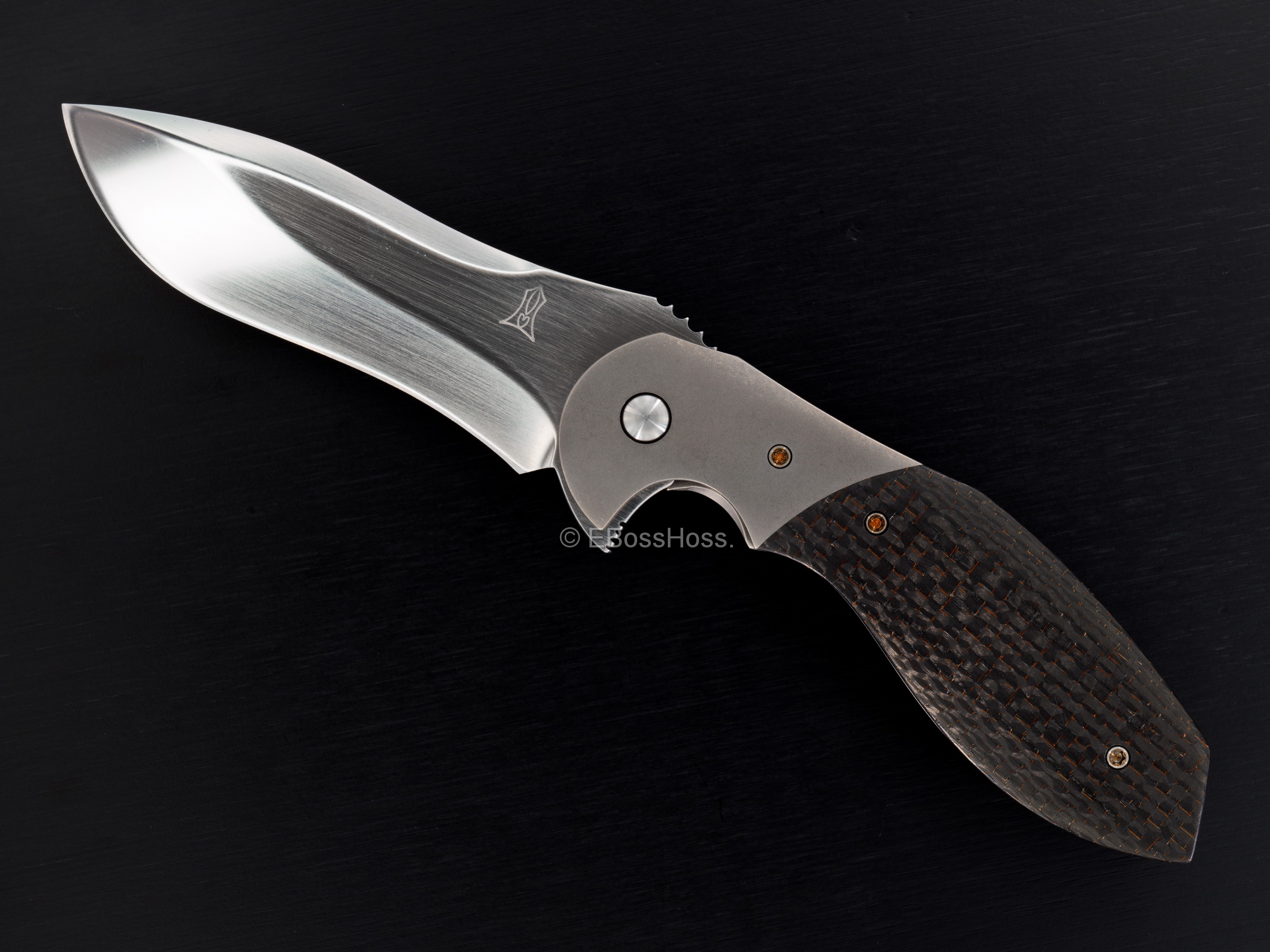 Jeremy Marsh Custom Bolster Framelock Melancholy Flipper 