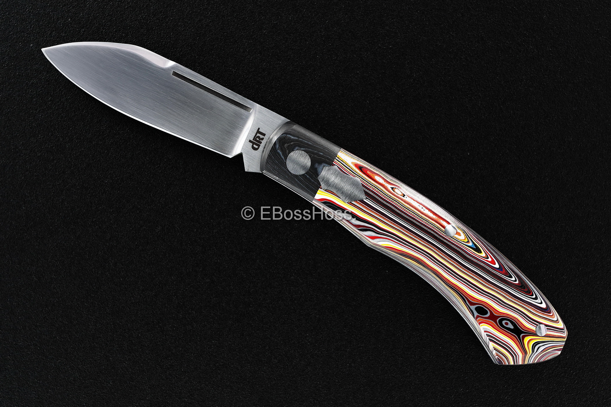  Dr T Knives / David Taber Custom Dino Slip Joint Knife