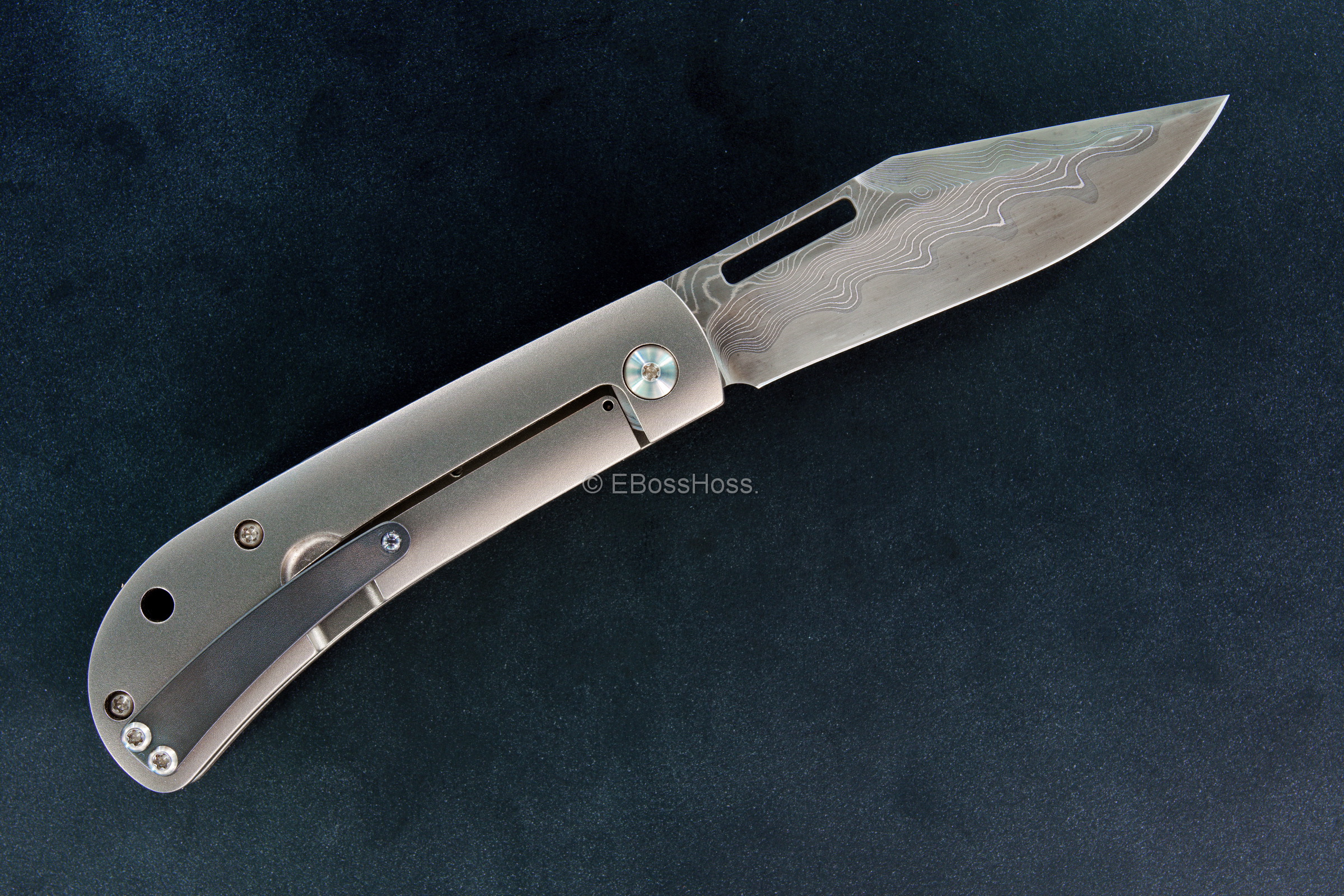 Jim Burke Custom Deluxe Rebel Framelock Folder