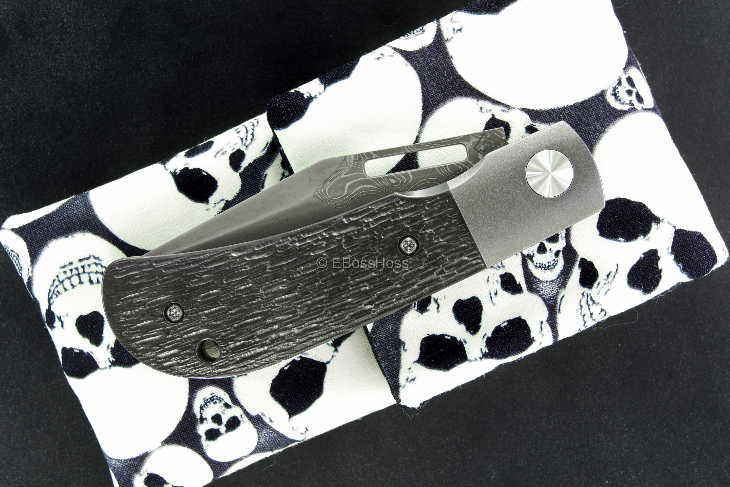 Jim Burke Custom Deluxe Rebel Framelock Folder