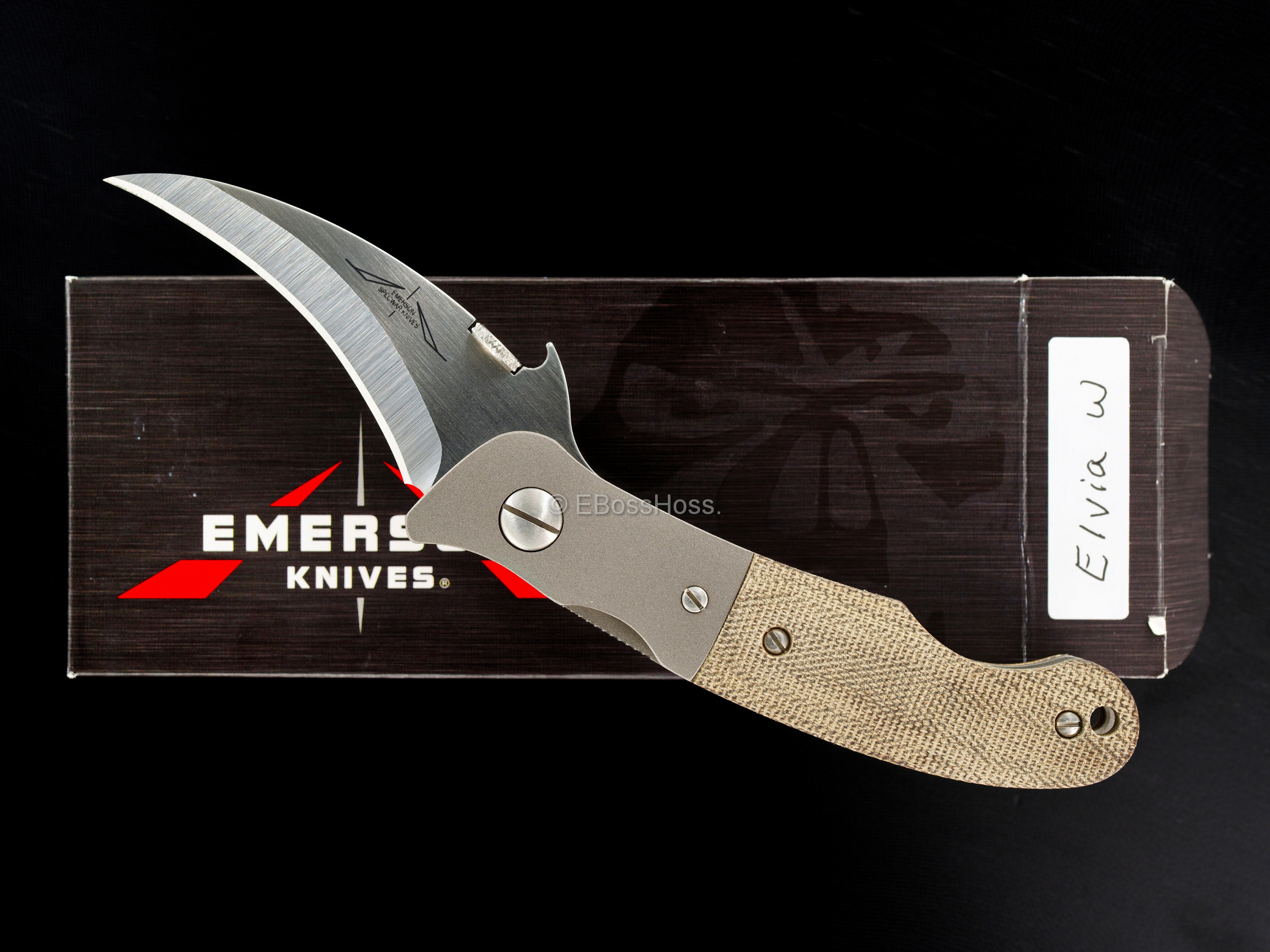 Ernie Emerson Custom Bolstered Waved Elvia
