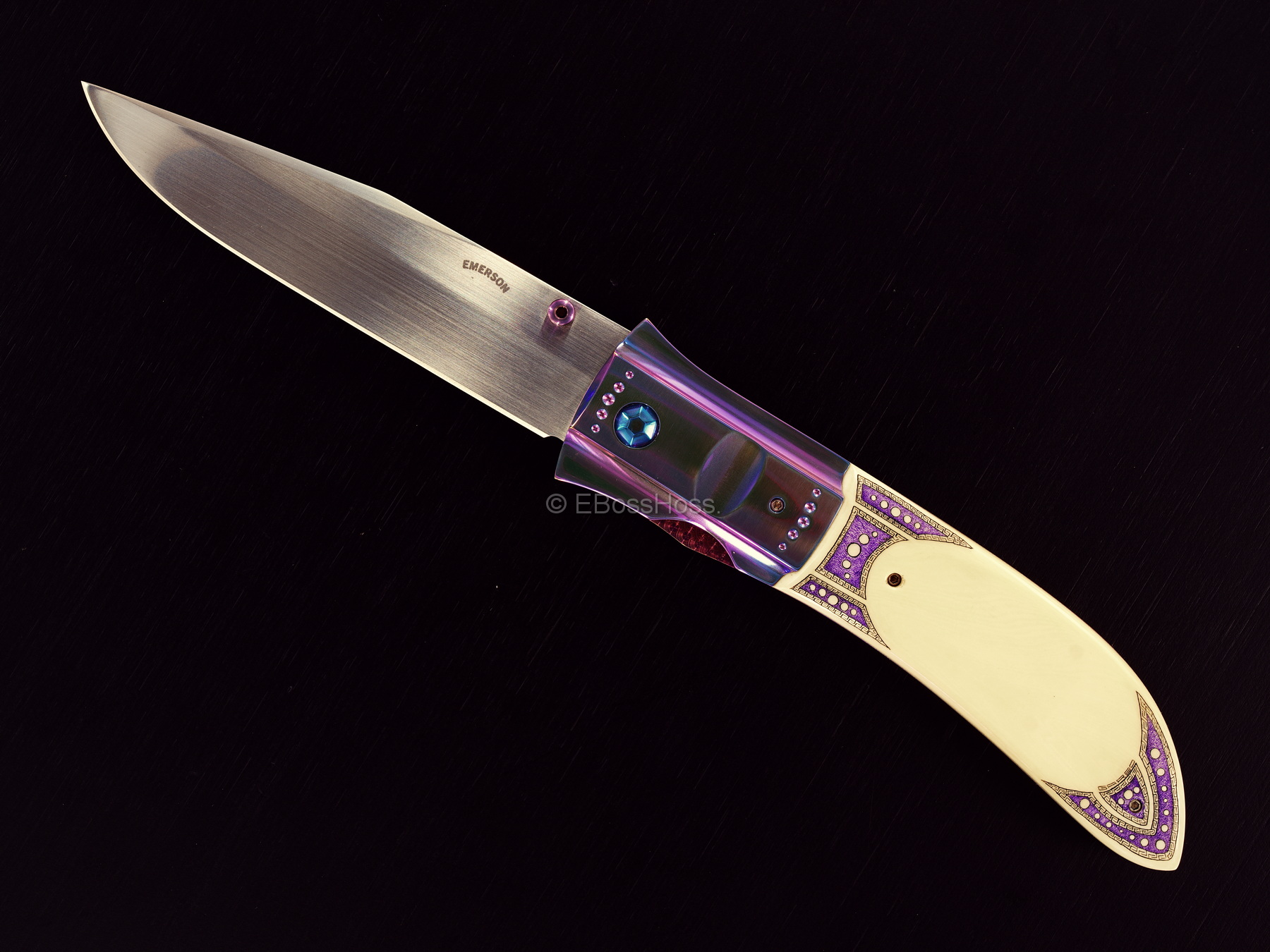 Ernie Emerson Custom Engraved Bolstered ''Missing Link''